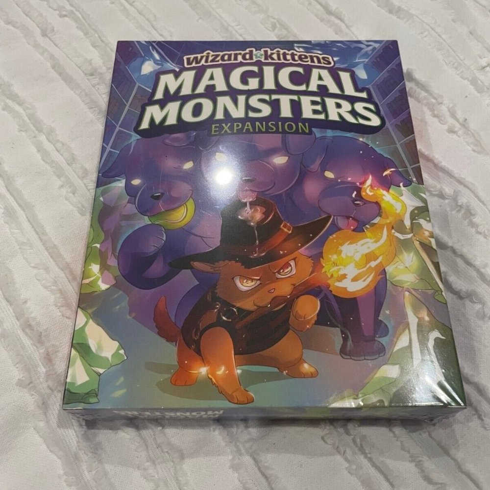 New Wizard Kittens: Magical Monsters Expansion Board Game SEALED